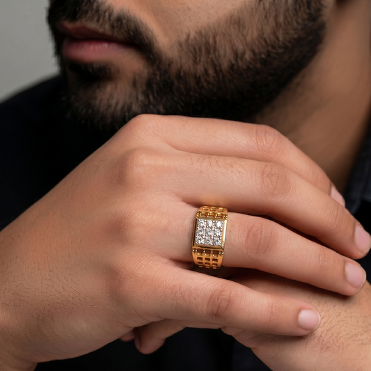 One Gold Yellow Ring-52309