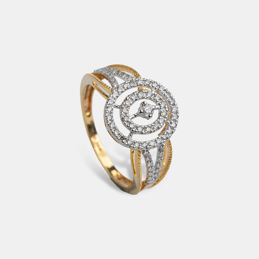 One Yellow Gold 18 Kt-12502