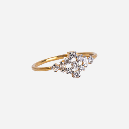 One Yellow Gold 18 Kt-22407