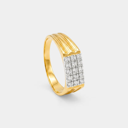 One Gold Yellow Ring-42305
