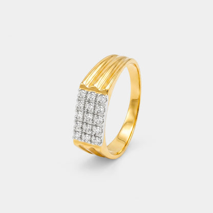 One Gold Yellow Ring-42305
