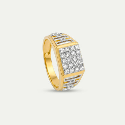 One Yellow Gold Ring-32404