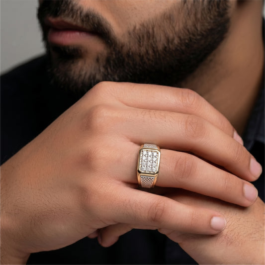 One Gold 14 Kt Ring-B0015