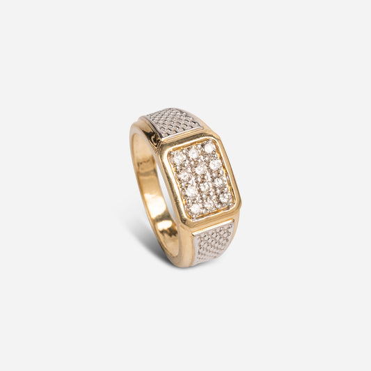 One Gold 14 Kt Ring-B0015