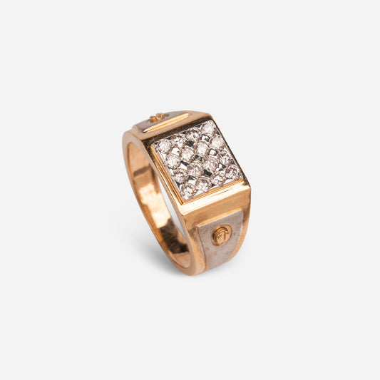 One Rose Gold 18 Kt Ring-B0019