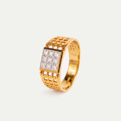 One Gold Yellow Ring-52309