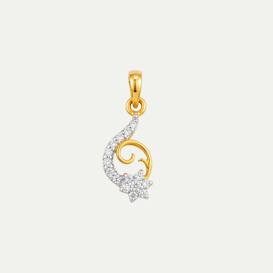 White & Yellow Pendant-704F