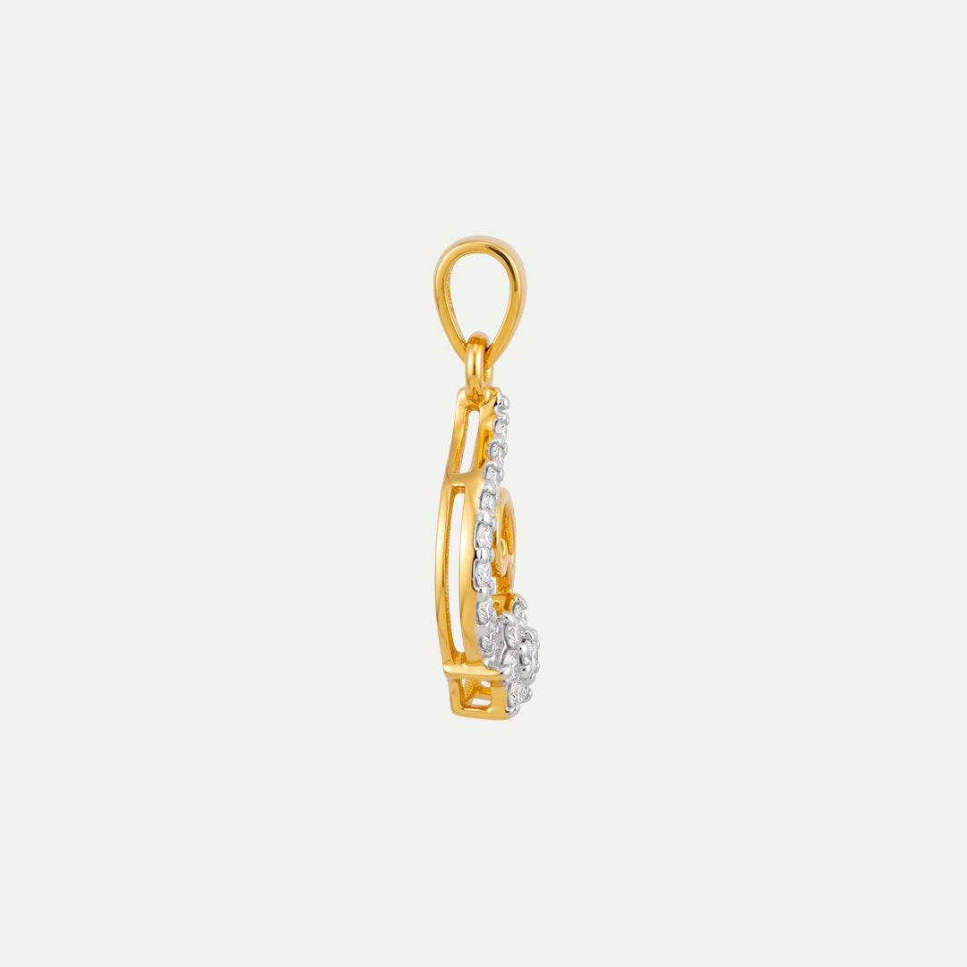 White & Yellow Pendant-704F