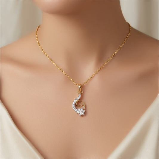 White & Yellow Pendant-704F