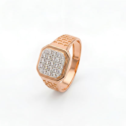 One Rose Gold 14kt Ring -A0126