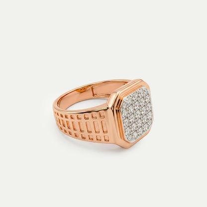 One Rose Gold 14kt Ring -A0126