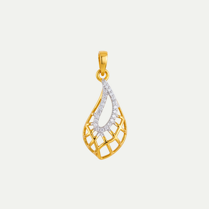 Yellow Gold 18 kt pendant-498B