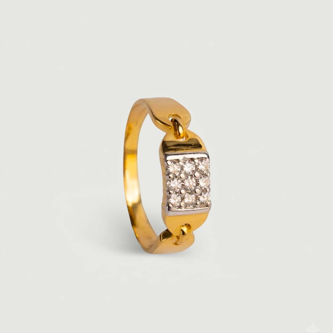 One Gold Yellow Ring-32009