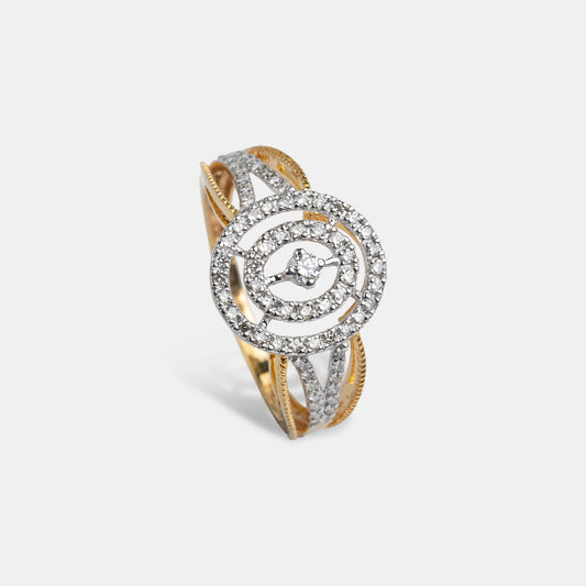 One Yellow Gold 18 Kt-12502
