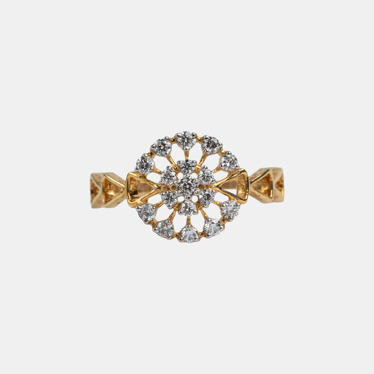One Yellow Gold 18 Kt-82406