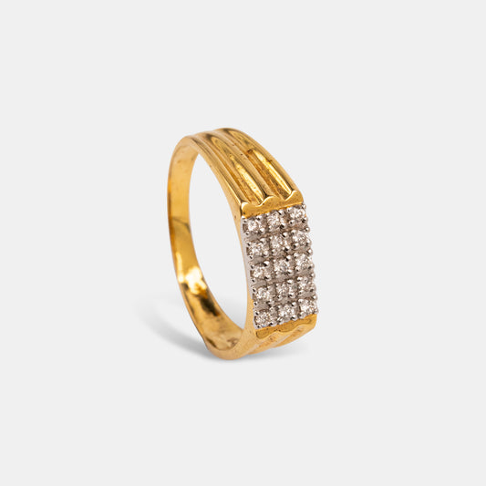 One Gold Yellow Ring-42305