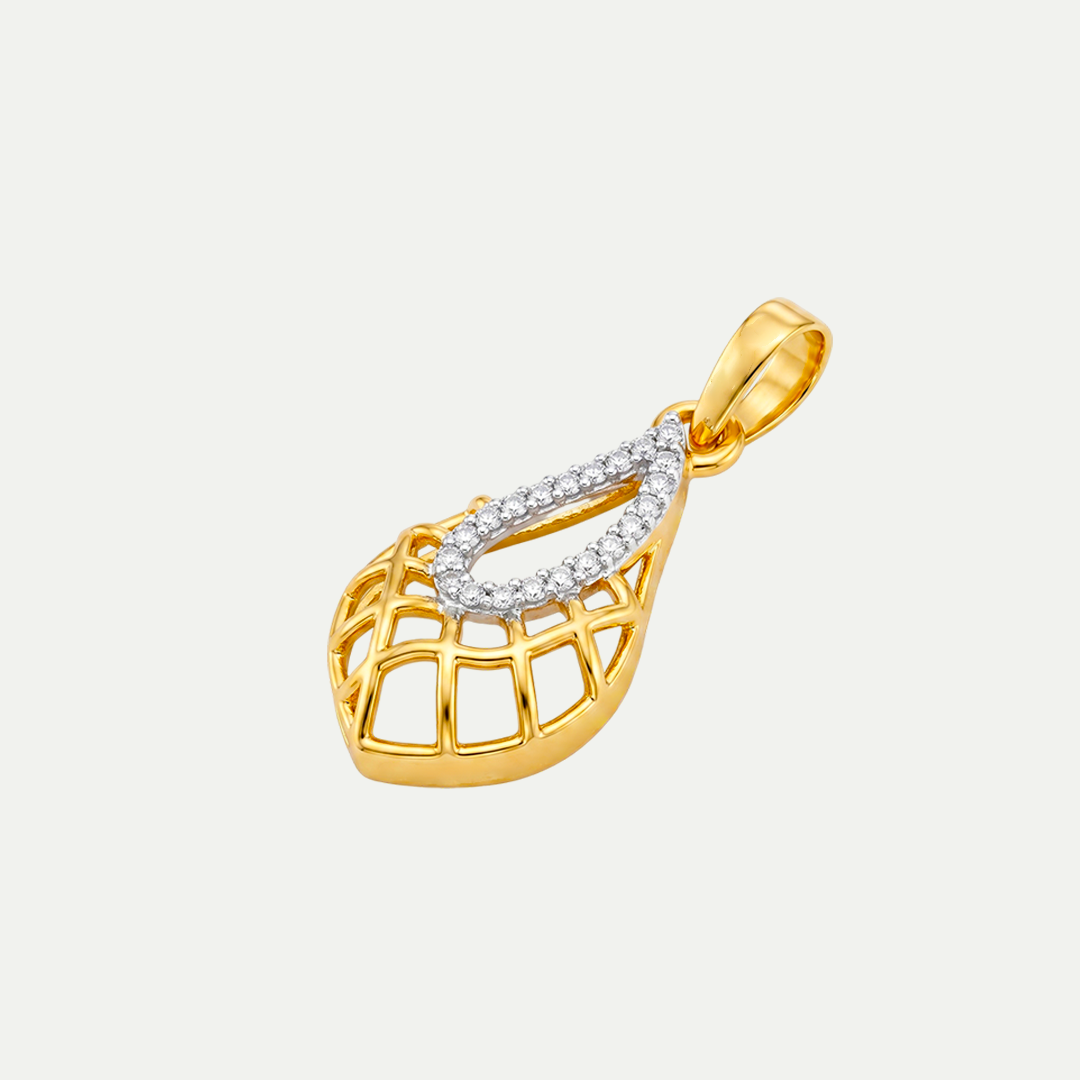 Yellow Gold 18 kt pendant-498B
