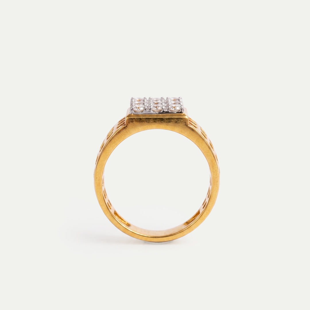 One Gold Yellow Ring-52309
