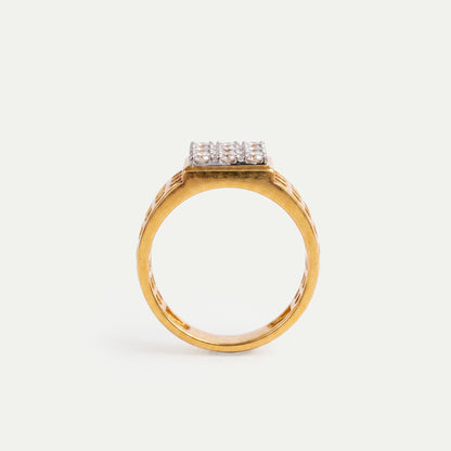 One Gold Yellow Ring-52309