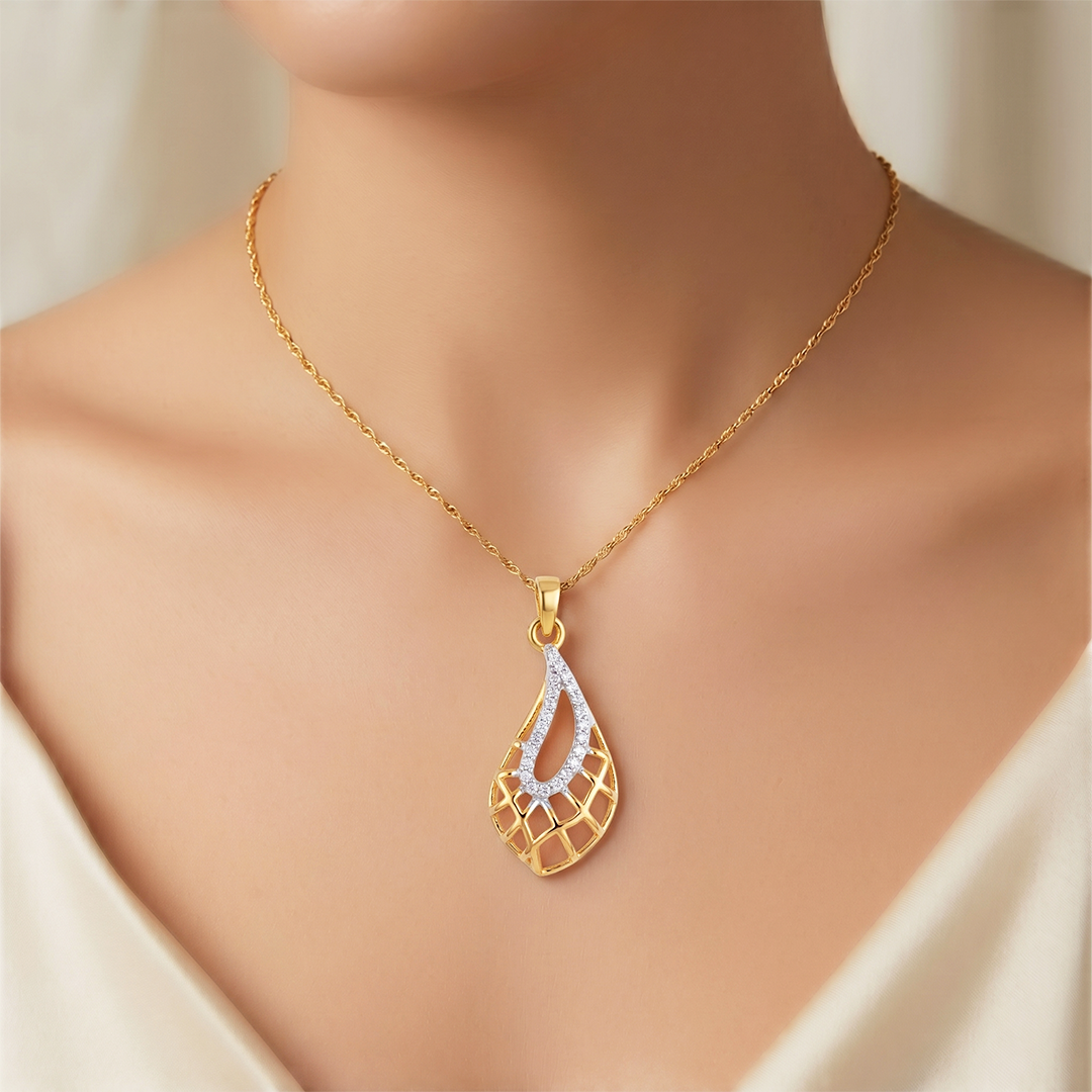 Yellow Gold 18 kt pendant-498B