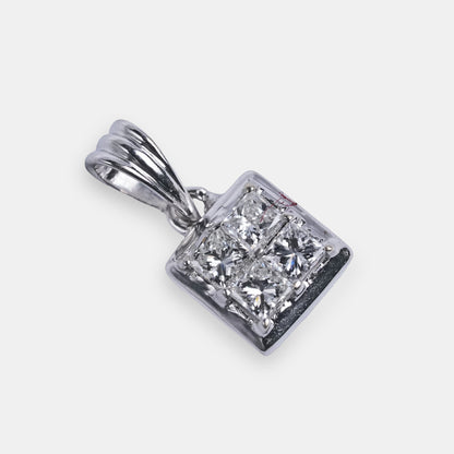One White Gold Pendant-2404