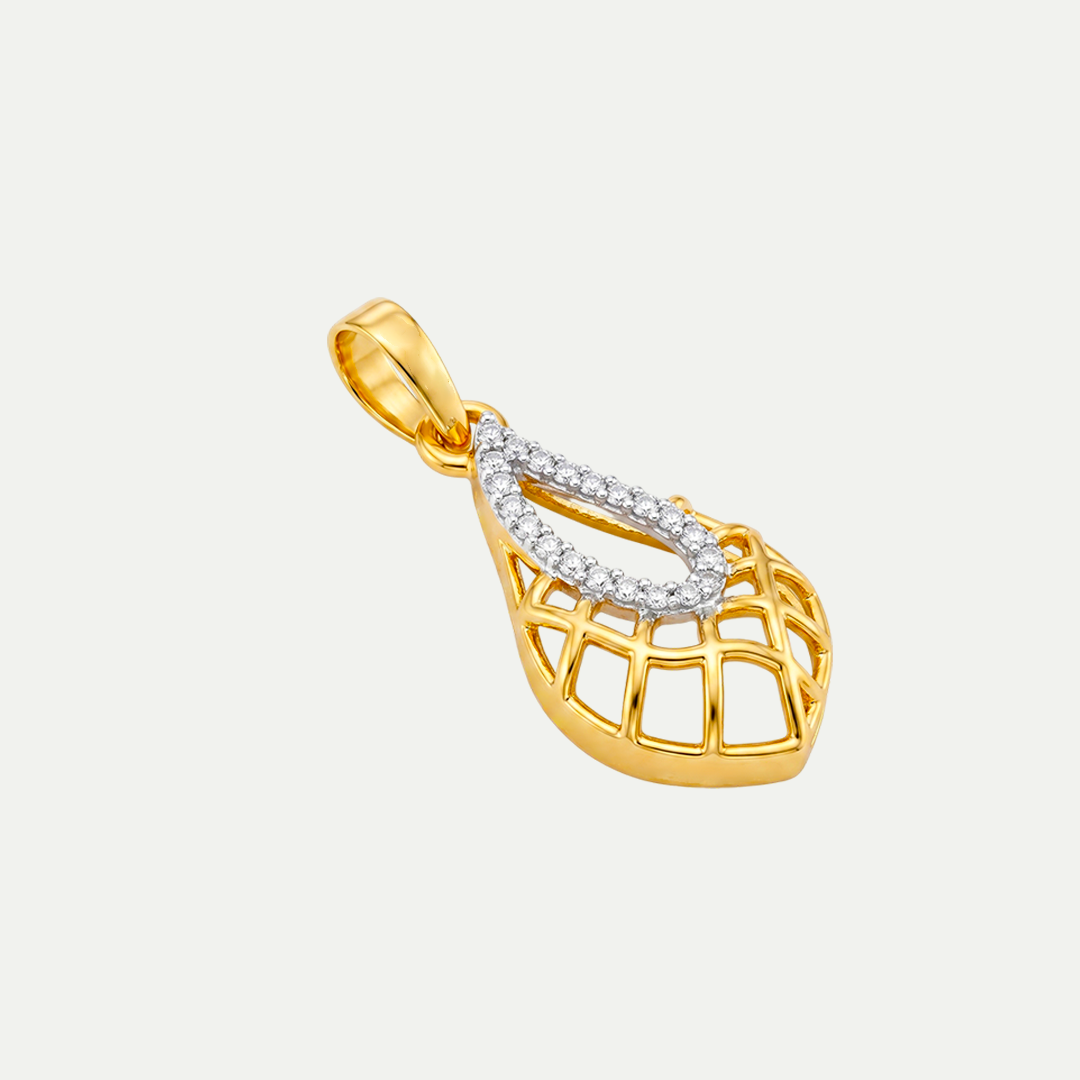 Yellow Gold 18 kt pendant-498B