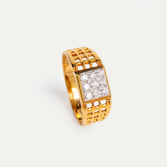 One Gold Yellow Ring-52309