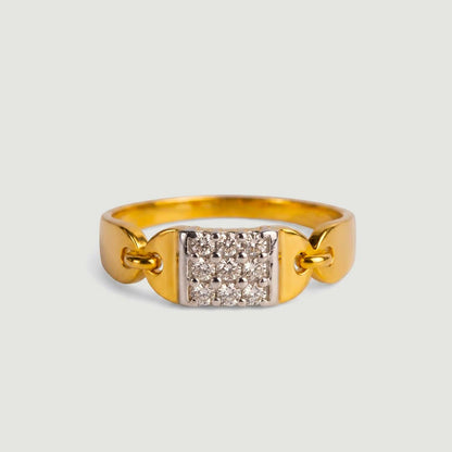One Gold Yellow Ring-32009